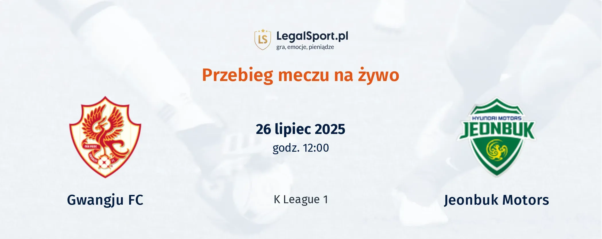 Przebieg Gwangju FC - Jeonbuk Motors