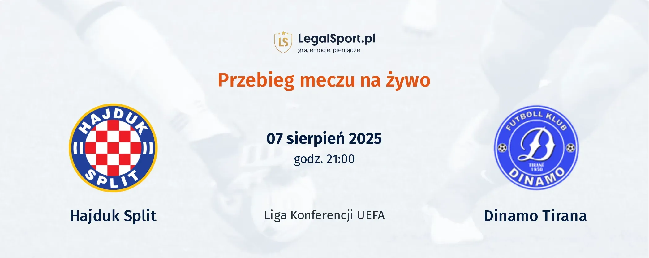 Przebieg Hajduk Split - Dinamo Tirana