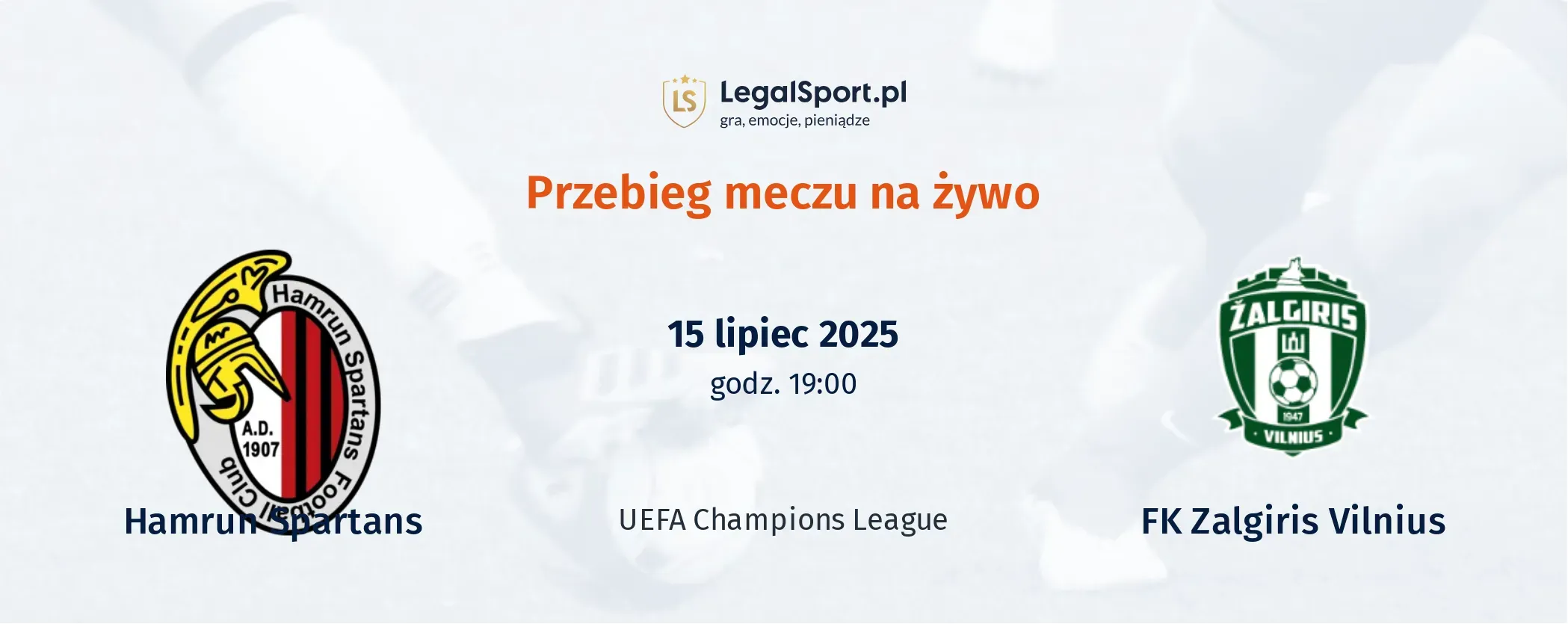 Przebieg Hamrun Spartans - FK Zalgiris Vilnius