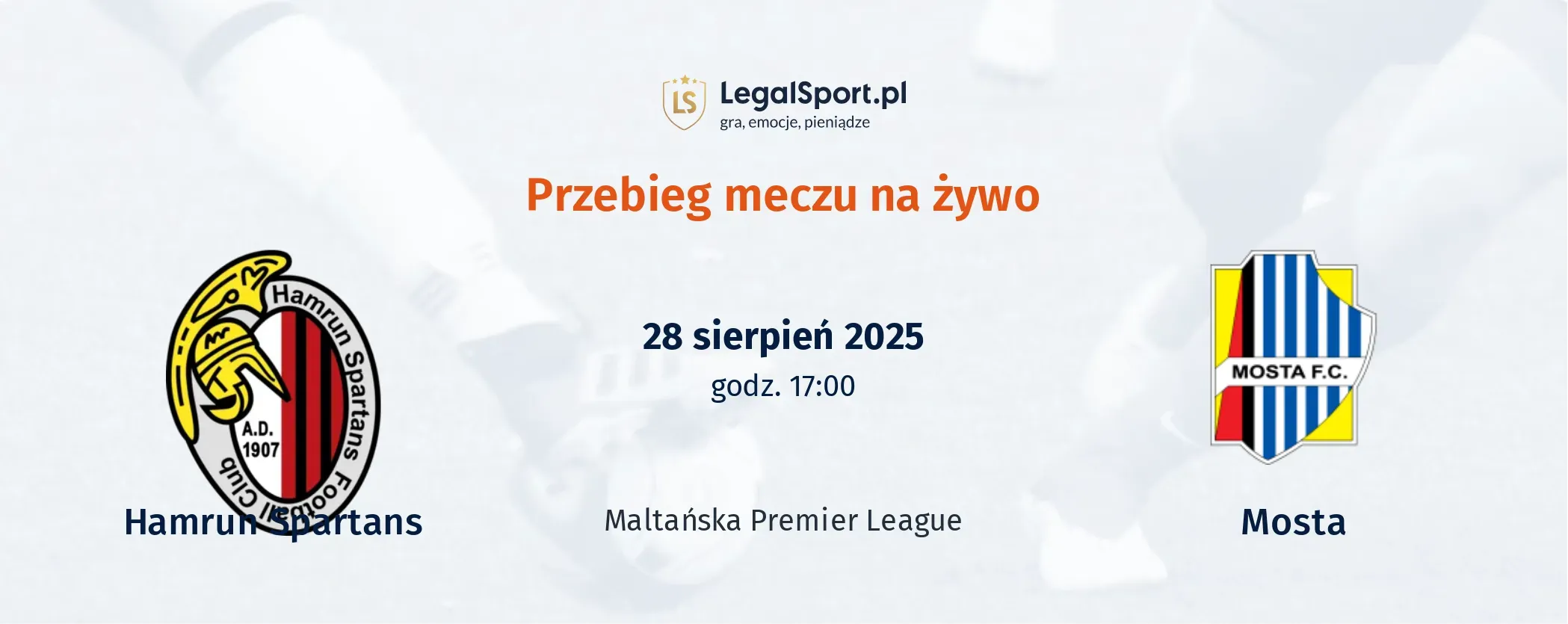 Przebieg Hamrun Spartans - Mosta