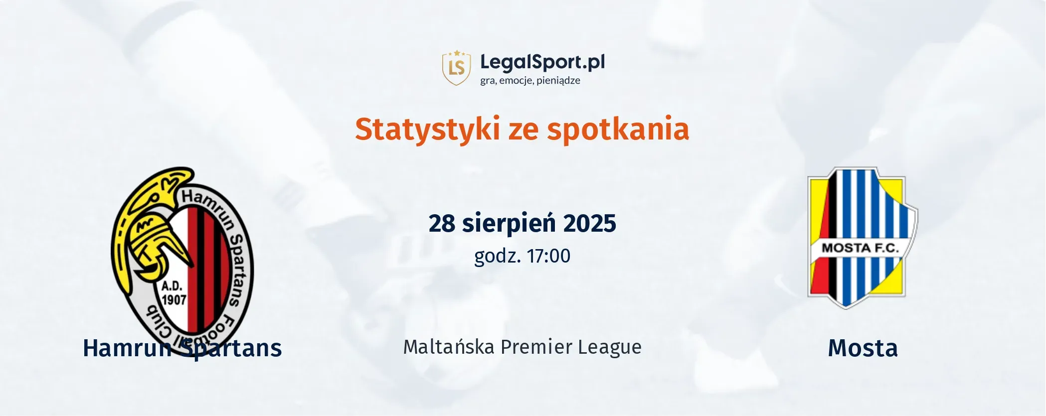 Statystyki Hamrun Spartans - Mosta