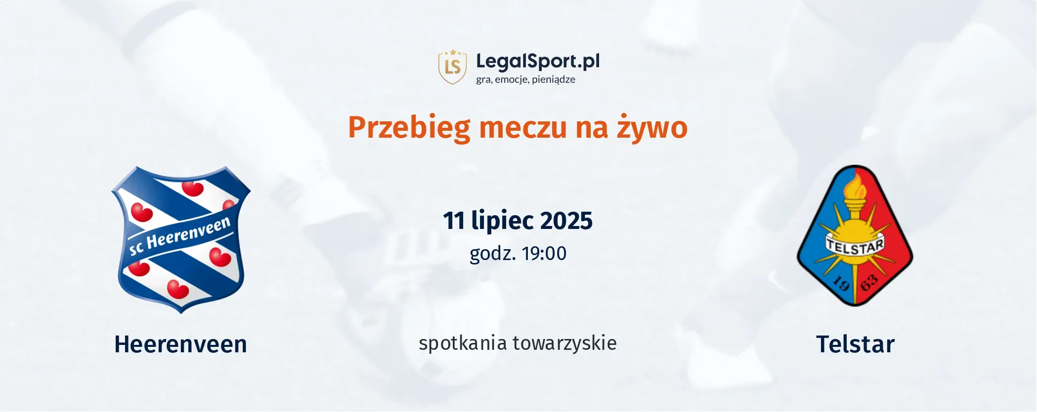Przebieg Heerenveen - Telstar