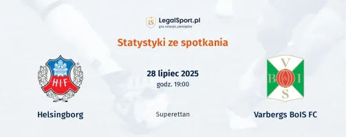 Statystyki Helsingborg - Varbergs BoIS FC