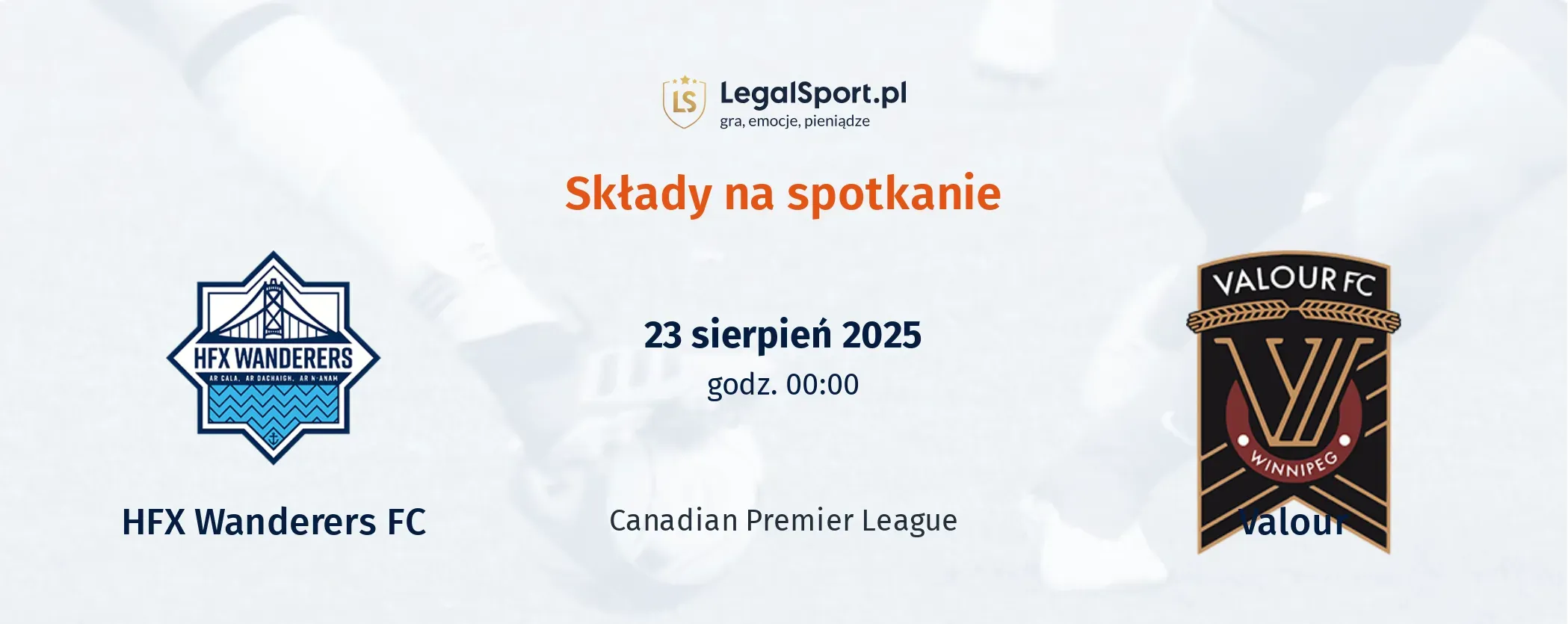 Składy HFX Wanderers FC - Valour