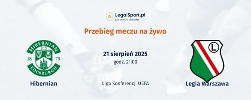 Przebieg Hibernian - Legia Warszawa