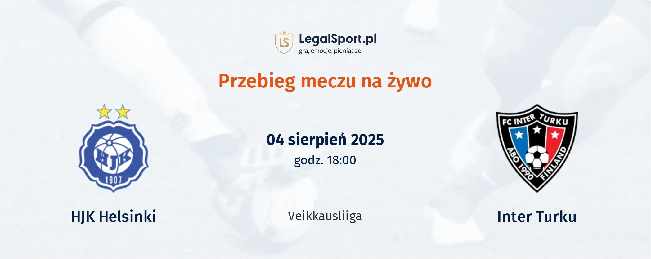 Przebieg HJK Helsinki - Inter Turku