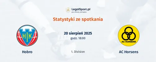 Statystyki Hobro - AC Horsens