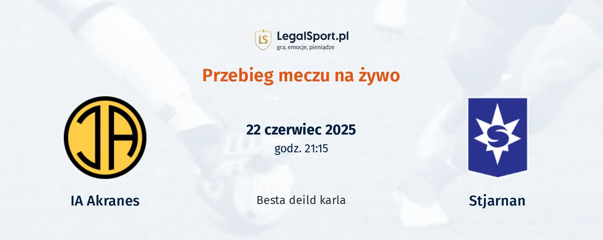 Przebieg IA Akranes - Stjarnan