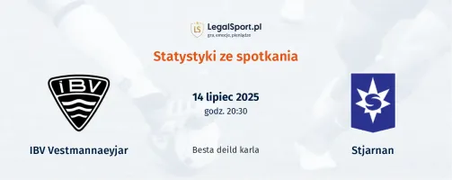 Statystyki IBV Vestmannaeyjar - Stjarnan