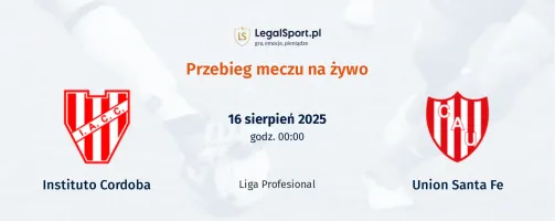 Przebieg Instituto Cordoba - Union Santa Fe