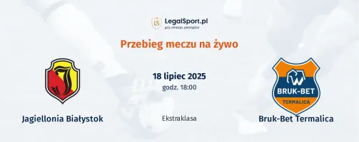Przebieg Jagiellonia Białystok - Bruk-Bet Termalica