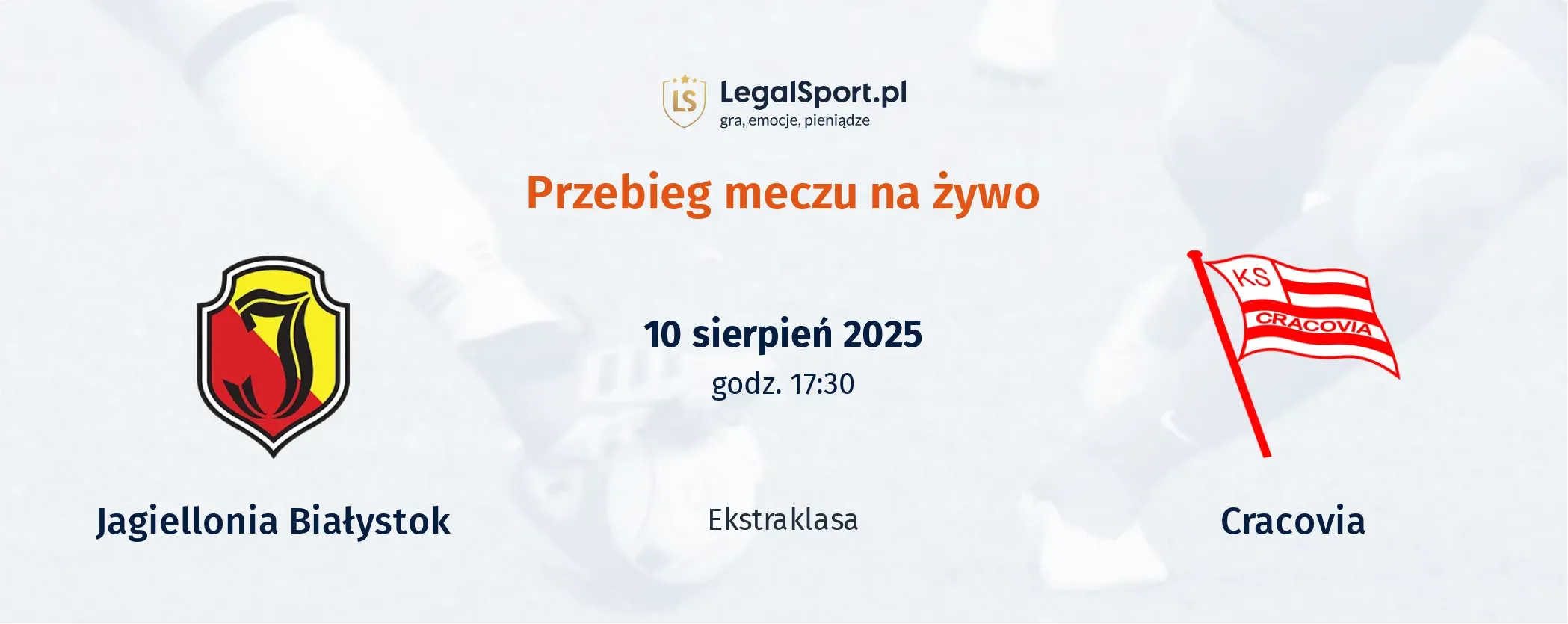 Przebieg Jagiellonia Białystok - Cracovia