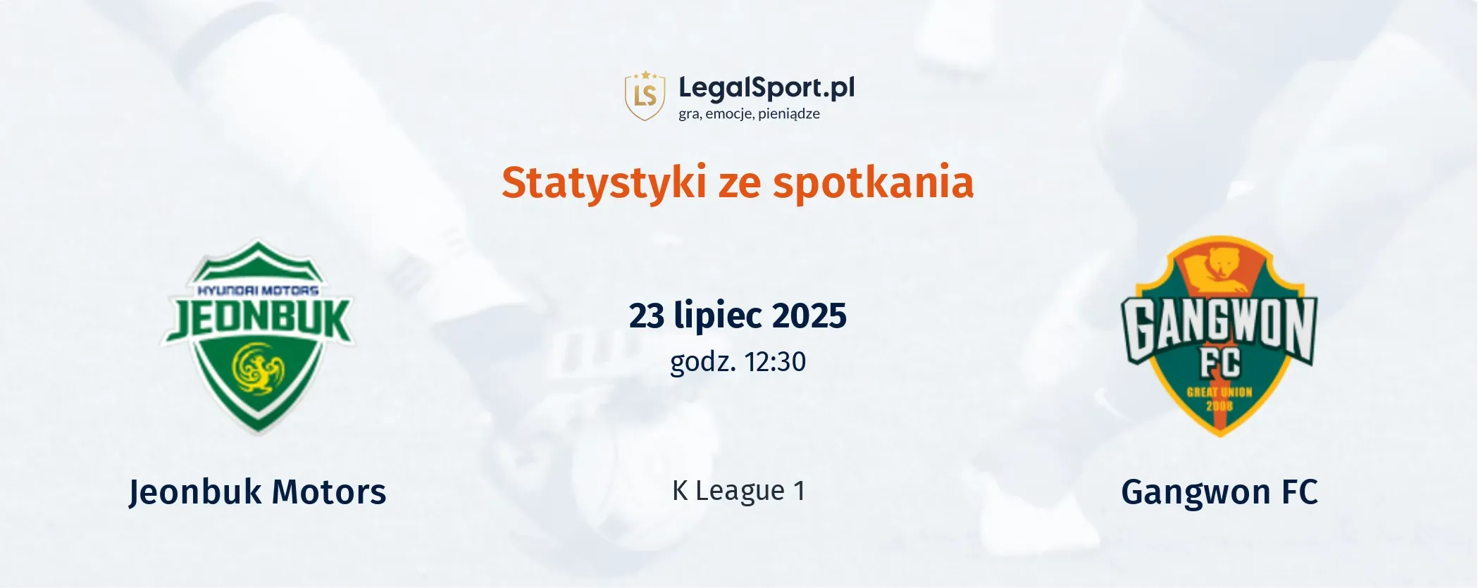Statystyki Jeonbuk Motors - Gangwon FC