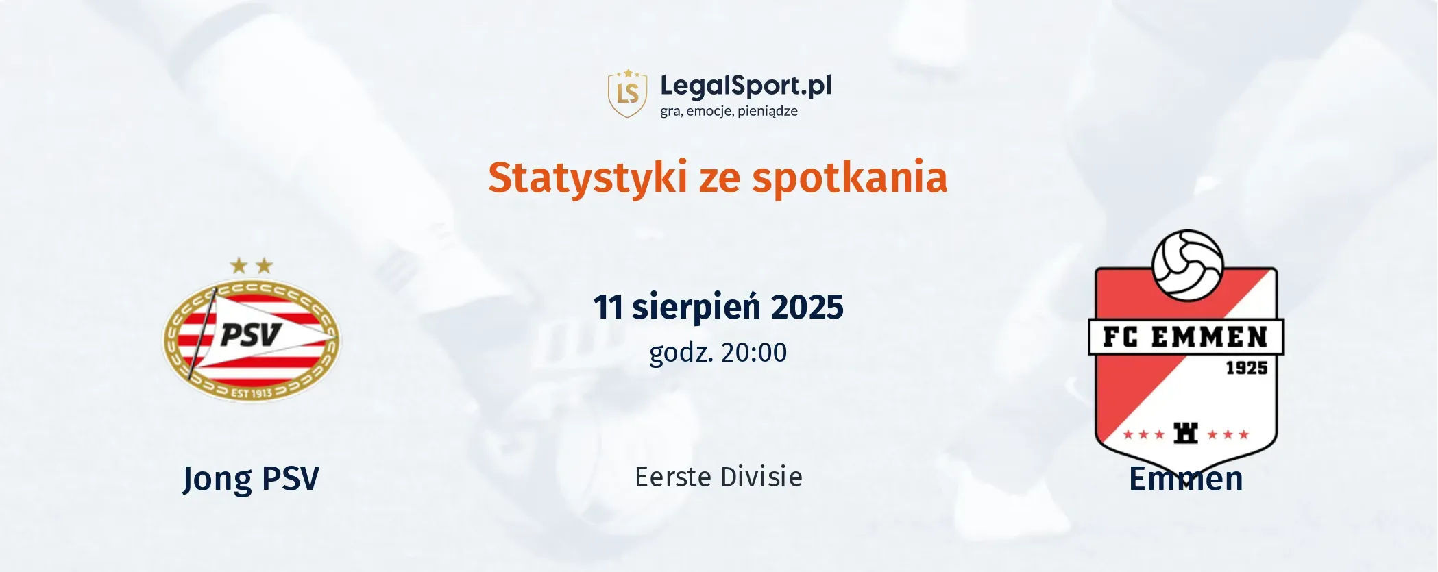Statystyki Jong PSV - Emmen