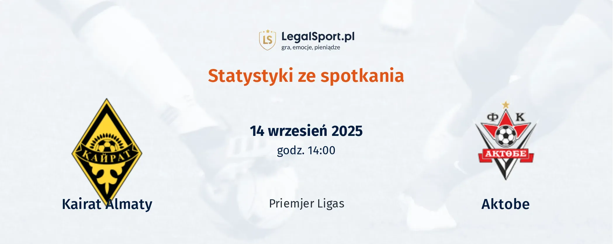 Kairat Almaty - Aktobe statystyki