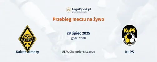Przebieg Kairat Almaty - KuPS