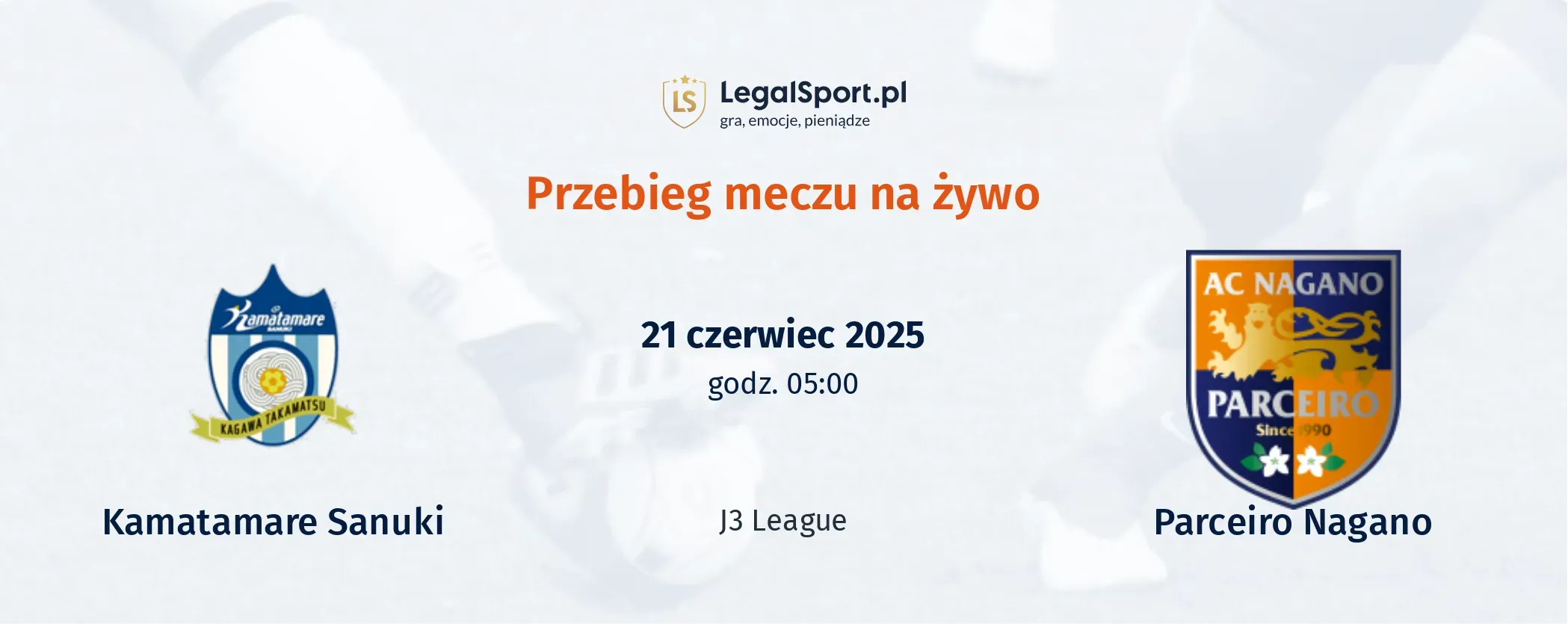 Przebieg Kamatamare Sanuki - Parceiro Nagano