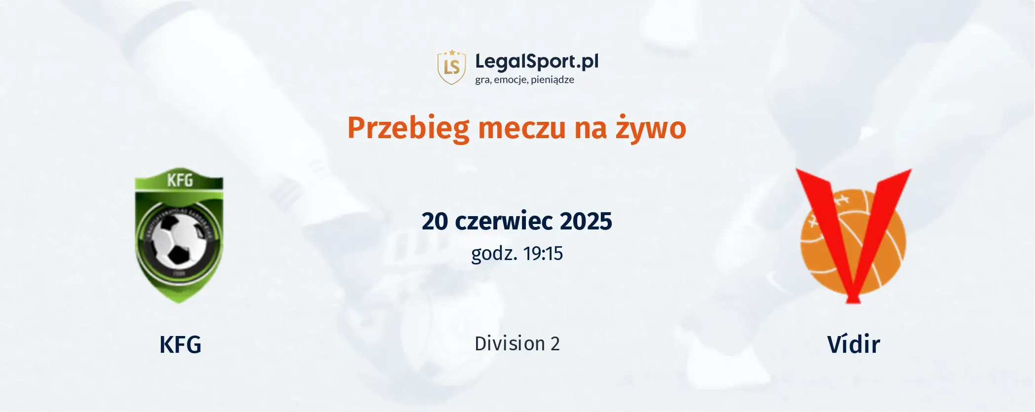 Przebieg KFG - Vídir