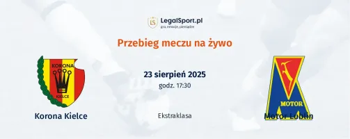 Przebieg Korona Kielce - Motor Lublin