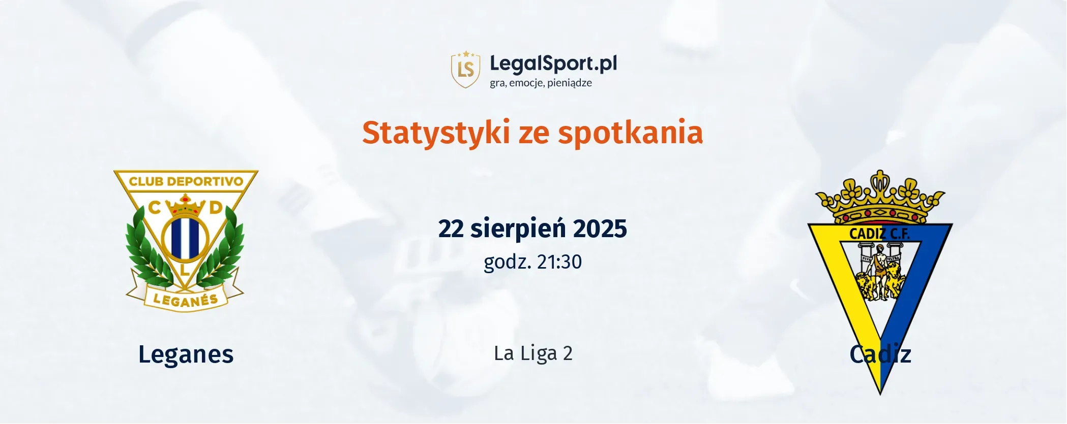 Statystyki Leganes - Cadiz