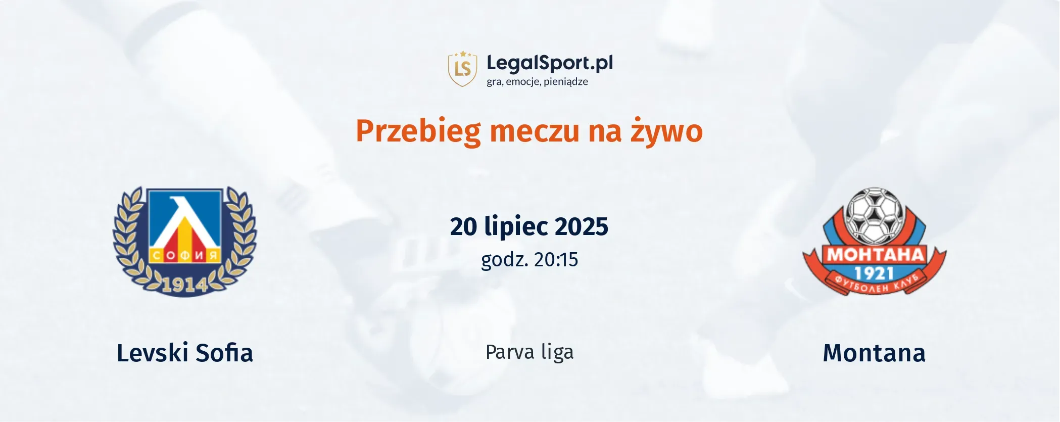 Przebieg Levski Sofia - Montana