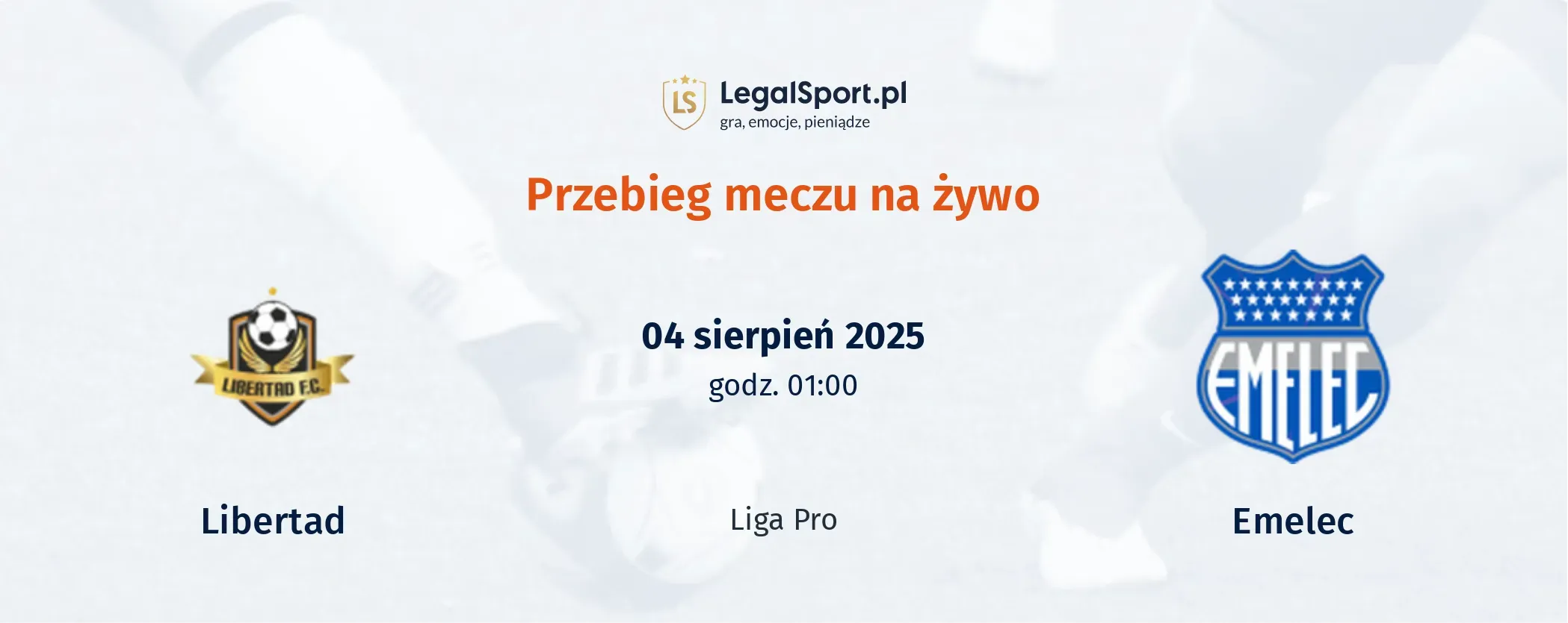 Przebieg Libertad - Emelec
