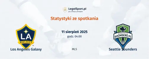 Statystyki Los Angeles Galaxy - Seattle Sounders