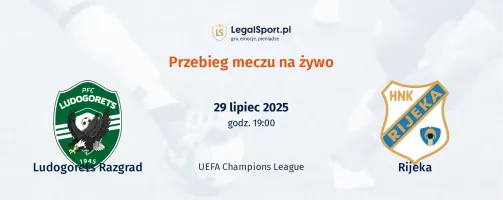Przebieg Ludogorets - Rijeka
