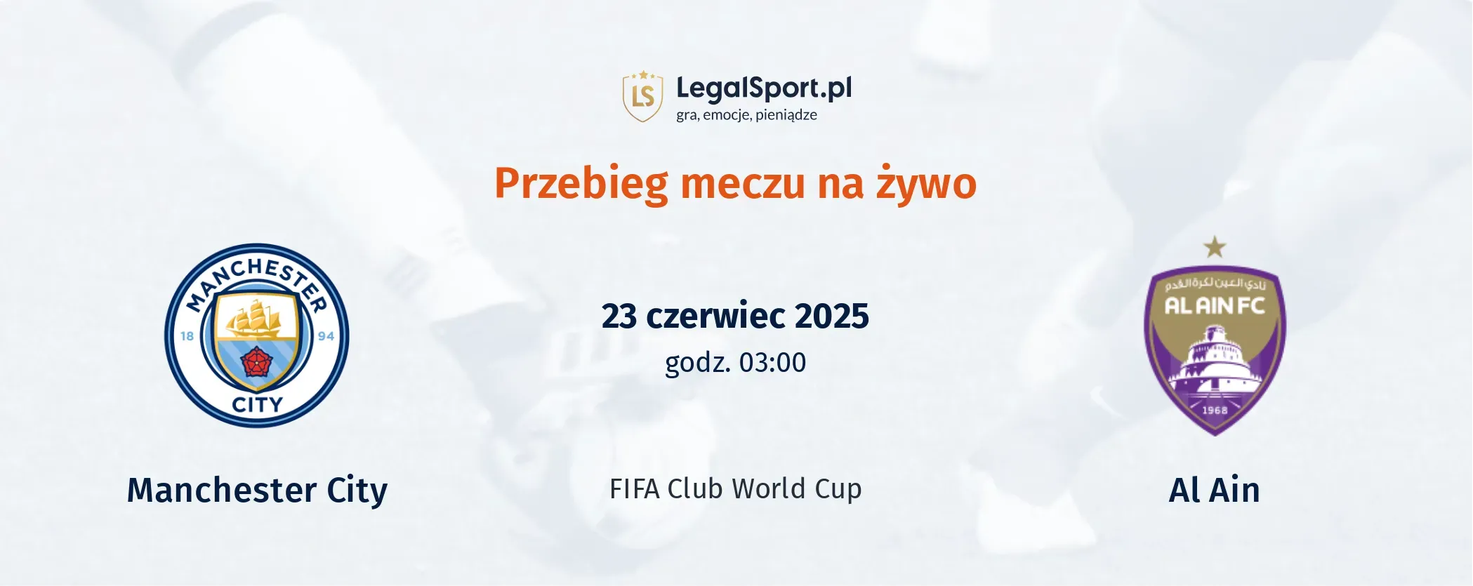 Przebieg Manchester City - Al Ain