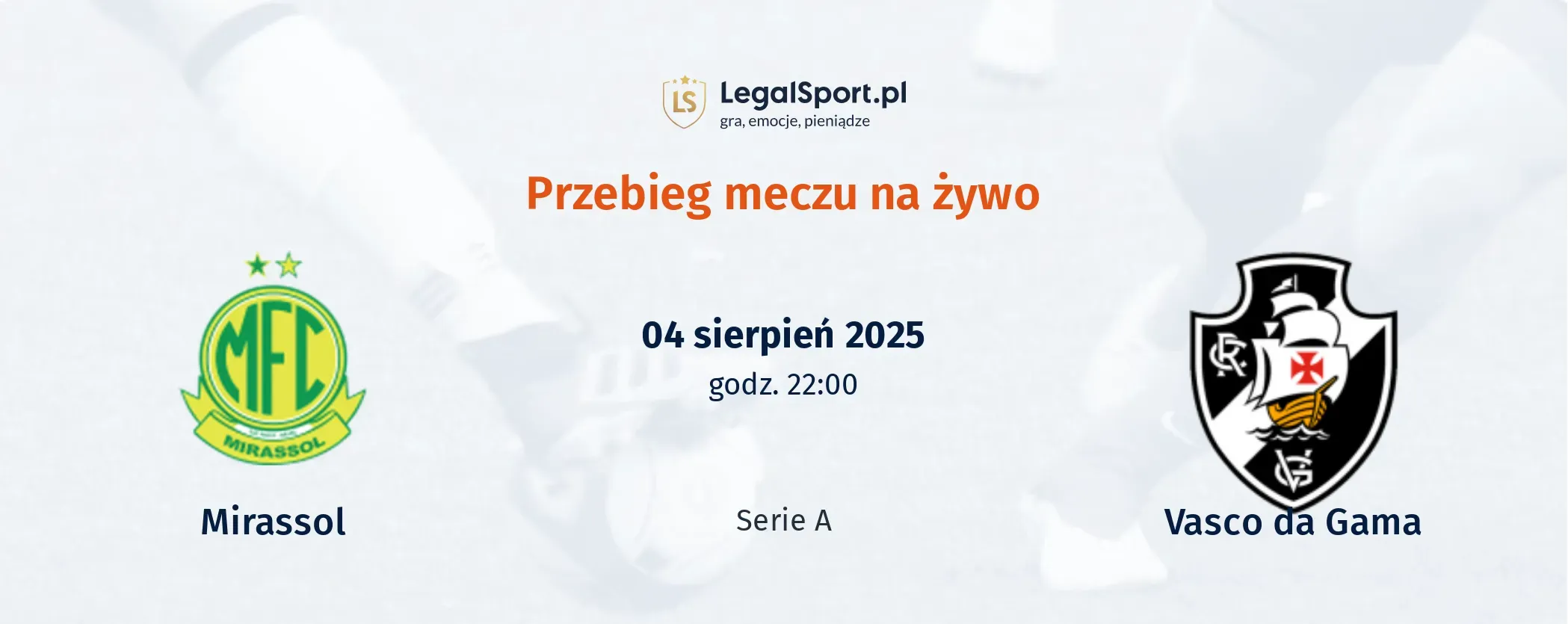 Przebieg Mirassol - Vasco da Gama
