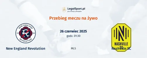 Przebieg New England Revolution - Nashville SC