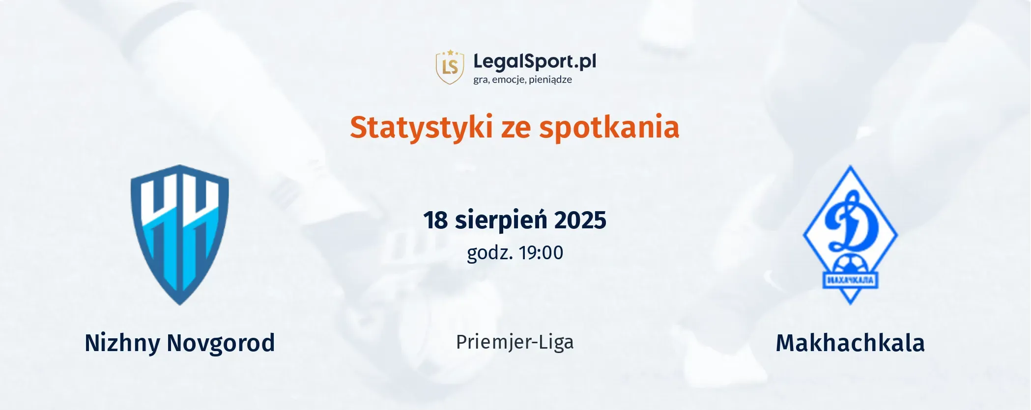 Statystyki Nizhny Novgorod - Makhachkala