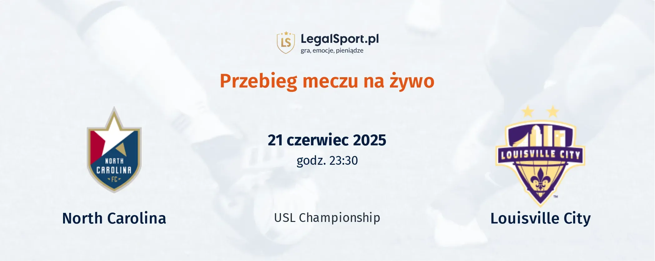 Przebieg North Carolina - Louisville City
