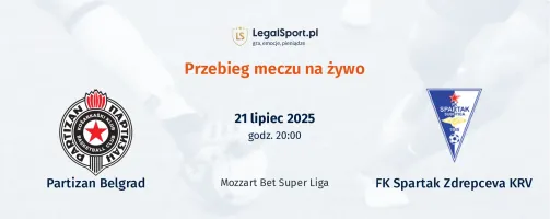 Przebieg OFK Beograd - FK Spartak Zdrepceva KRV