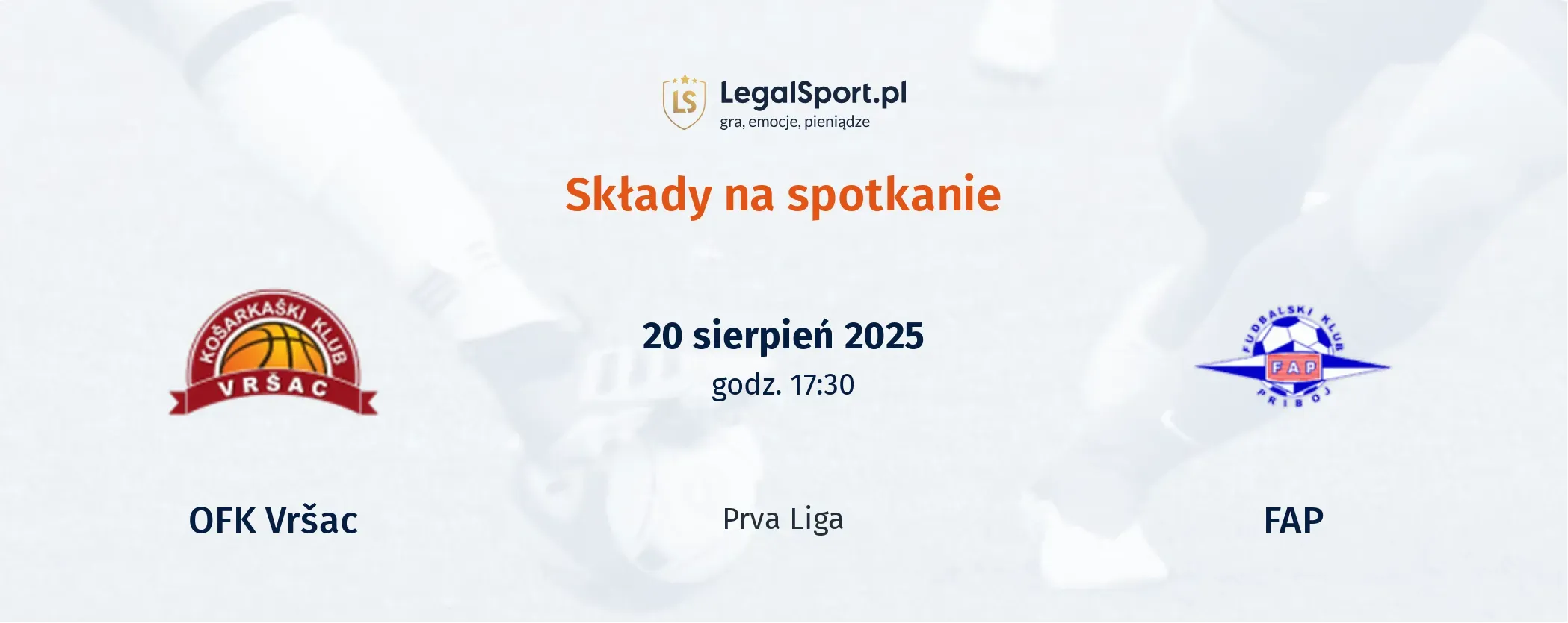 Składy OFK Vršac - FAP
