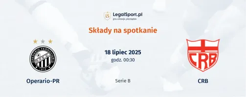 Składy Operario-PR - CRB