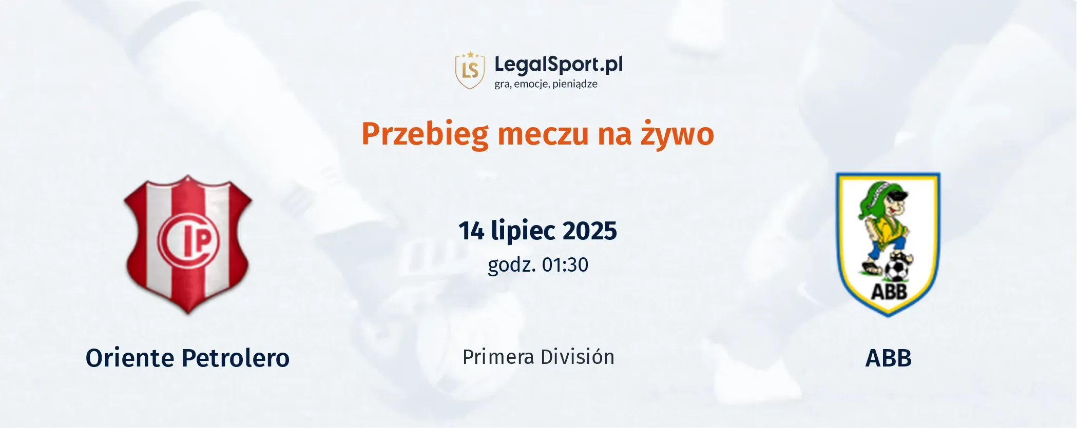 Przebieg Oriente Petrolero - ABB