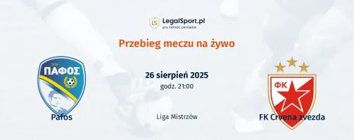 Przebieg Pafos - FK Crvena Zvezda
