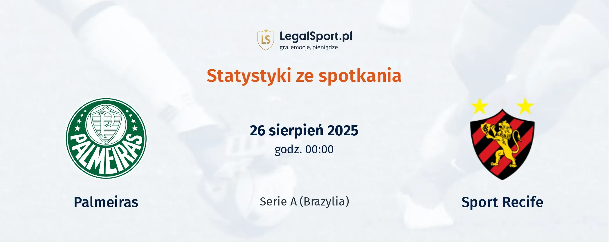 Statystyki Palmeiras - Sport Recife