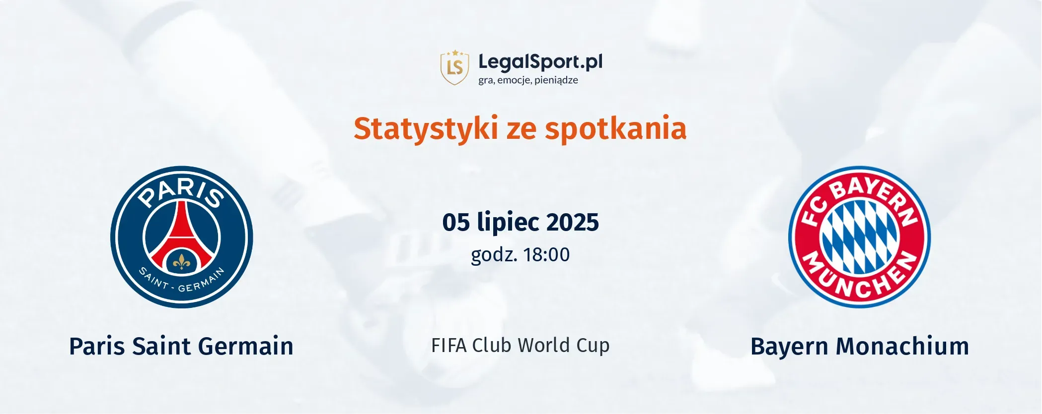 Statystyki Paris Saint Germain - Bayern Monachium