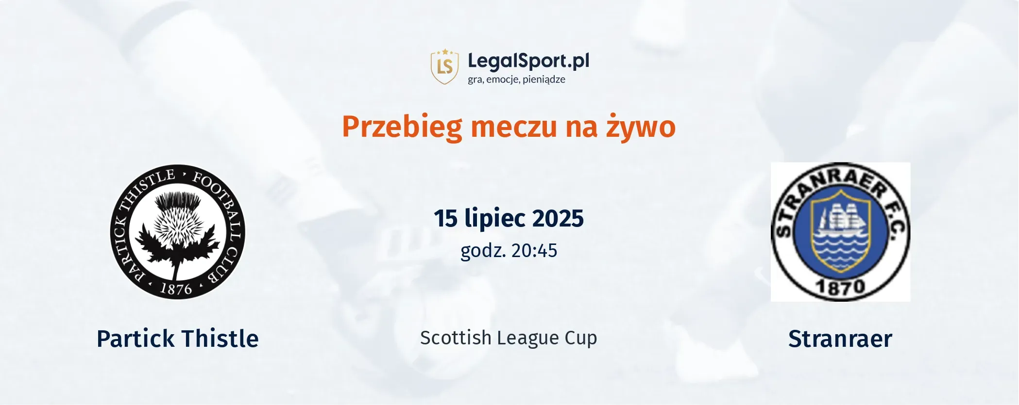 Przebieg Partick Thistle - Stranraer
