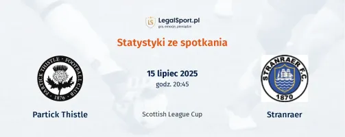 Statystyki Partick Thistle - Stranraer