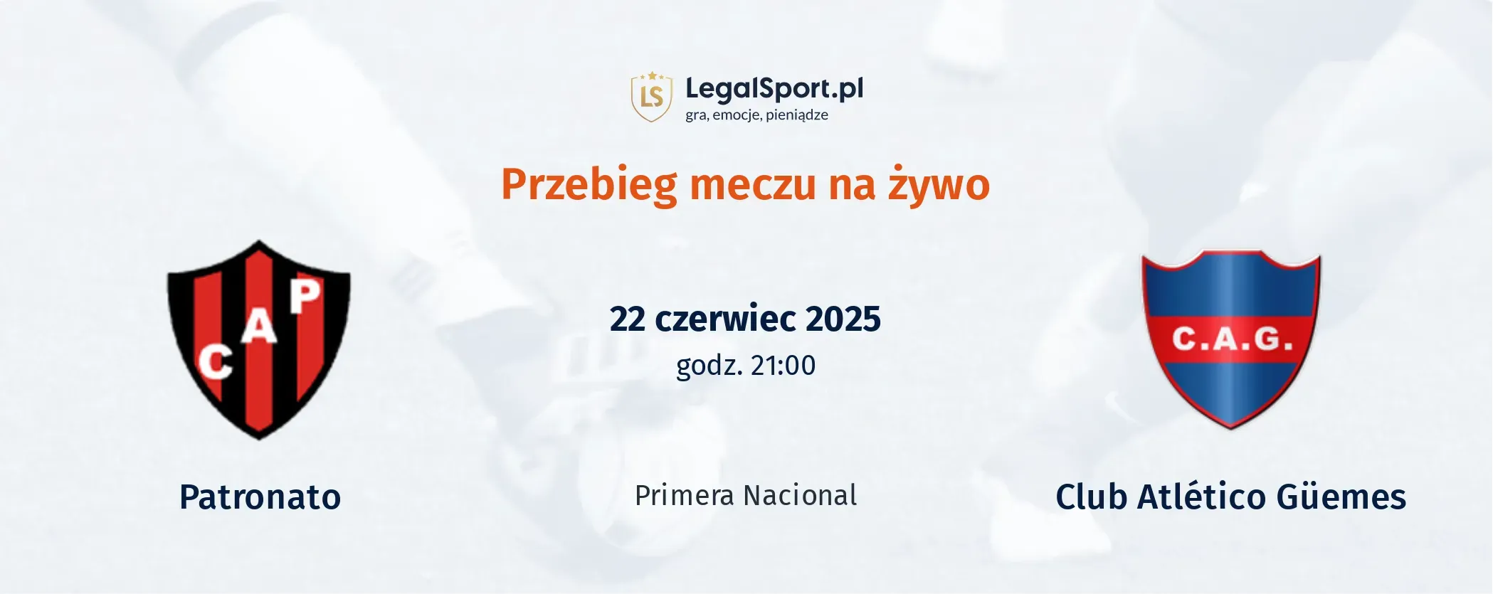 Przebieg Patronato - Club Atlético Güemes