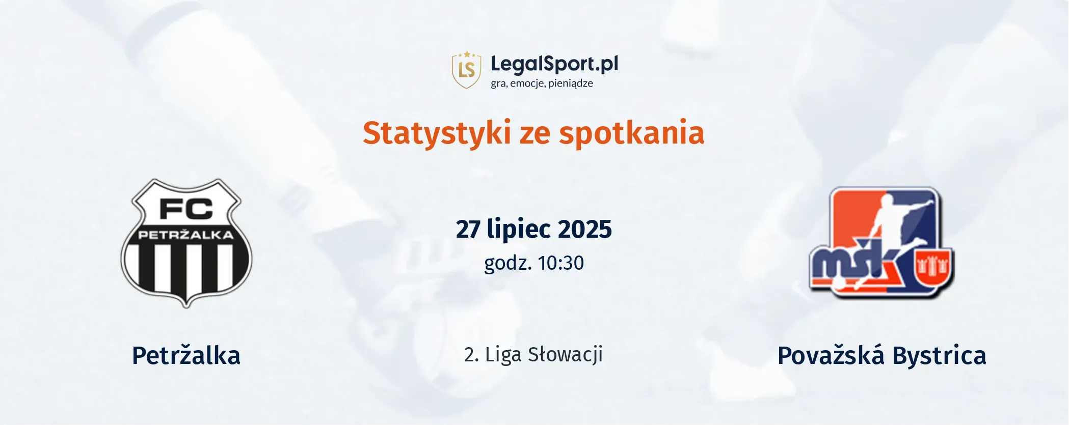 Statystyki Petržalka - Považská Bystrica