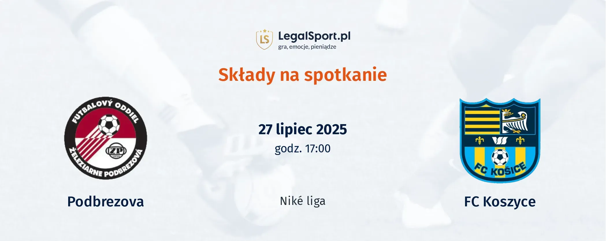 Składy Podbrezová - FK Košice