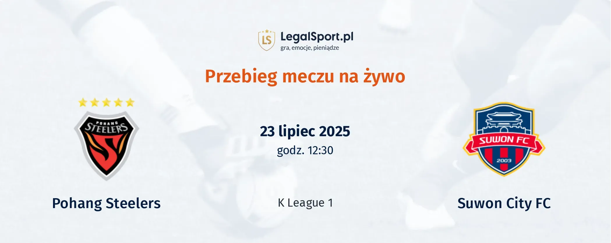 Przebieg Pohang Steelers - Suwon City FC