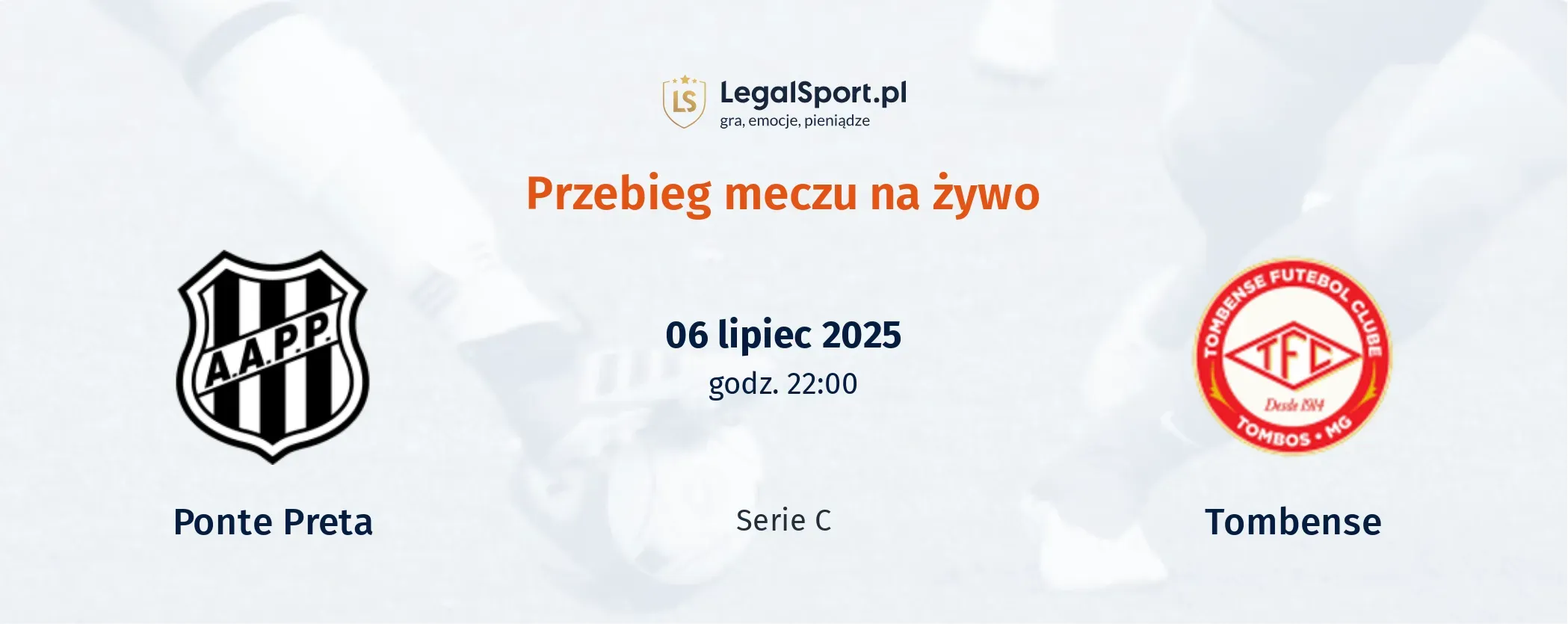 Przebieg Ponte Preta - Tombense