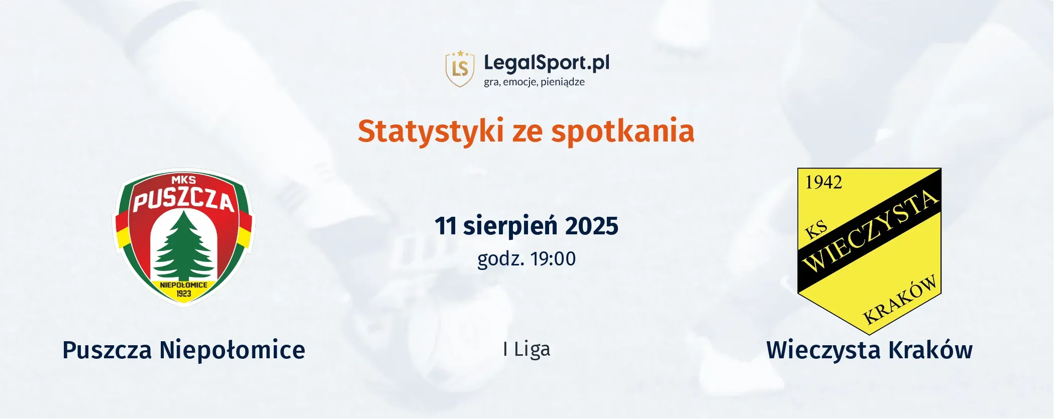 Statystyki Puszcza Niepołomice - Wieczysta Kraków