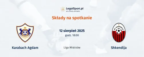 Składy Qarabag - Shkendija