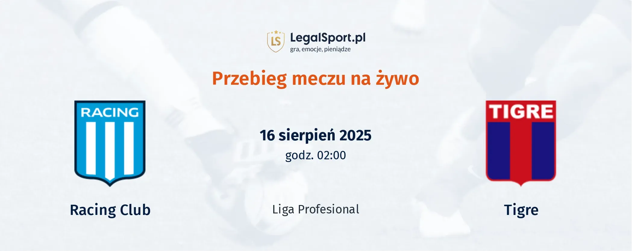 Przebieg Racing Club - Tigre